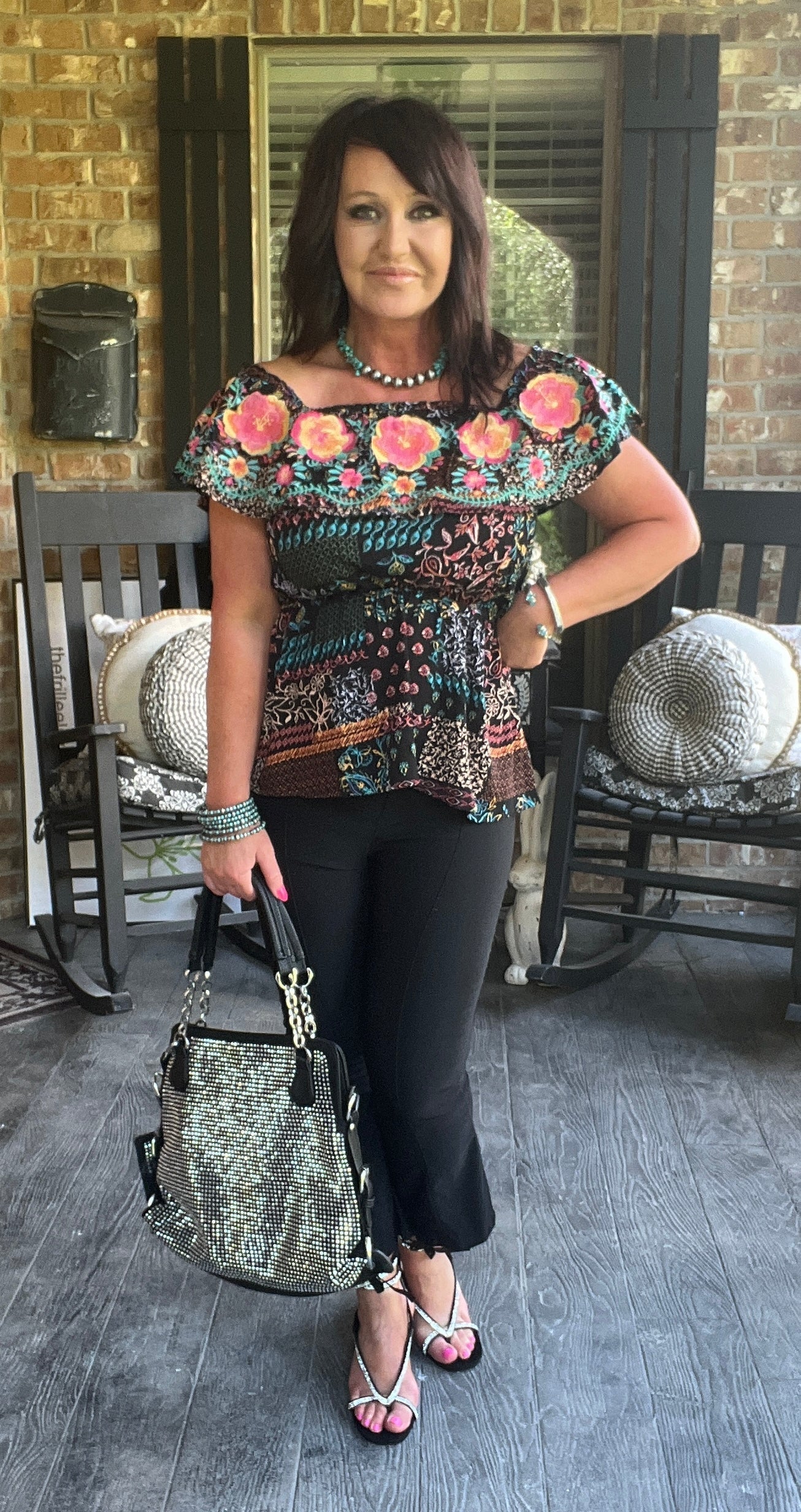 ワンピース FRILL CACHECOEUR DRESS Nina Leonard Women's Sheer Polka-Dot High-Low Dress L6757A M