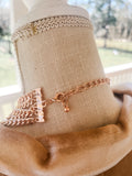 Rose Gold Multi Chain Layer Necklace