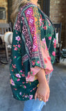 Boutique Dreamer Kimono in Emerald