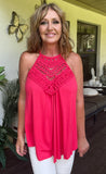 Katy Top in Coral