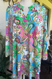 Summer Bliss Paisley Blouse Plus Only
