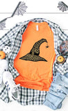 Pretty Witch Hat T in Orange