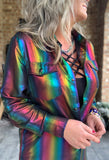 Iridescent Uptown Blouse S-3X