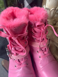 Barbie Pink Fur Boots