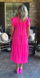 Beautiful Day Dress in Barbie Pink S M XL