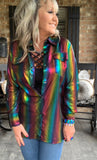 Iridescent Uptown Blouse S-3X