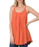 Oversized Layering Cami in Ash Copper