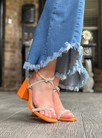Melina Heels in Orange
