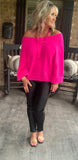 Neon Pink Obsession Sweater/Restock