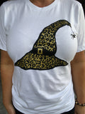 Pretty Witch Hat T in White