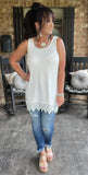 Romancing the Lace Cami in Ivory