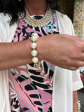 Gold Pearl Having a Ball Bracelet