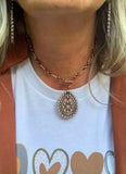 Aubrey’s Sweetheart Necklace in Rose Gold/Restock
