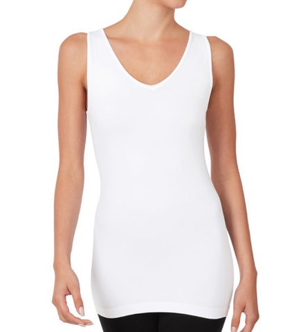 One Size Fit Stretch Tank/Cami White