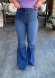 Morgan Jeans in Medium Blue/Restock