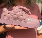 Mauve Studded Tennies