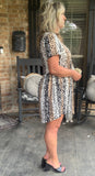 Striped Cheetah Dress
