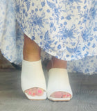 Tara Heels in White