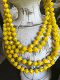 Lemon Yellow 60” Beads