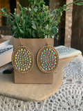 Casey AB Crystal Earrings in Gold