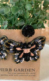 Sassy Beaded Butterfly Earrings