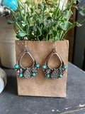 Druzy Turquoise Earrings