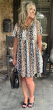 Striped Cheetah Dress