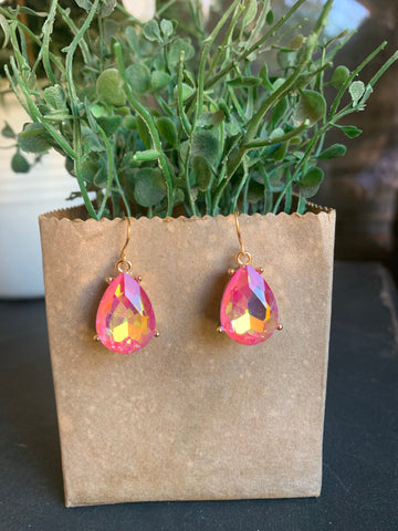 Tiny Beautiful Earrings in AB Baby Pink