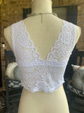 FrilLEE Lily Lace Bralette White