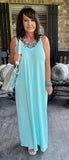 Everyday Pretty Dress in Aquamarine L & XL