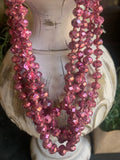 Iridescent Mauve 60” Beads