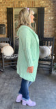 Mint Mid Length Cardigan S/M M/L