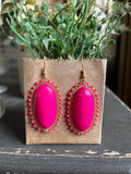 Hot Pink Sunshine Earrings