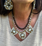 Vintage Summer Beaded Earrings