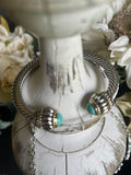 Turquoise/Silver Cuff Bracelet
