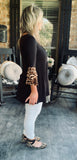 Leopard Ruffle Sleeve Top