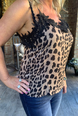 FrilLEE Cami in Leopard-Restock S M