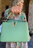 Macy Handbag in Mint