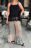 Lillia Wide Leg Ruffle Pants