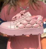 Mauve Studded Tennies