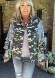 Over the Top Sequin Camo Jacket