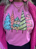 Pinkest Christmas Trees T/Restock
