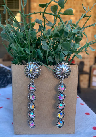 FrilLEE Concho AB Earrings.