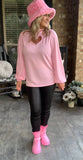 Love is in the Air Top In Pink S& M