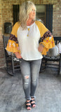 Sweet and Simple Top in Mustard