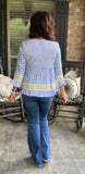 Sweet in Blue Gingham Blouse S-L