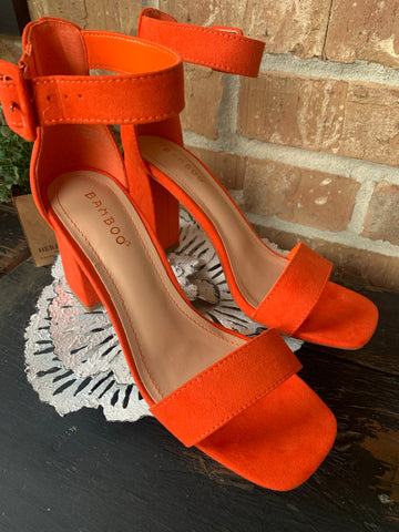 Orange Envy Sandals