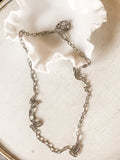 Silver Link Layering Chain