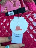 Pretty Patent Handbag in Fuchsia