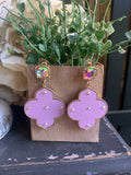 Lilac Gold AB Sweetie Earrings